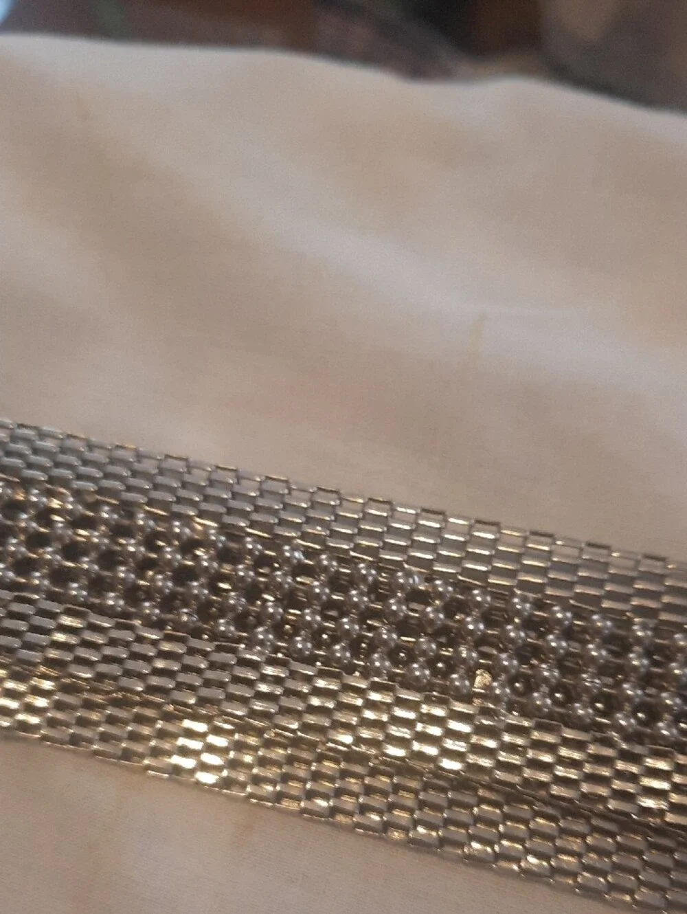 Silver Butterfly-Link Belt And Silvertone Mesh Belt